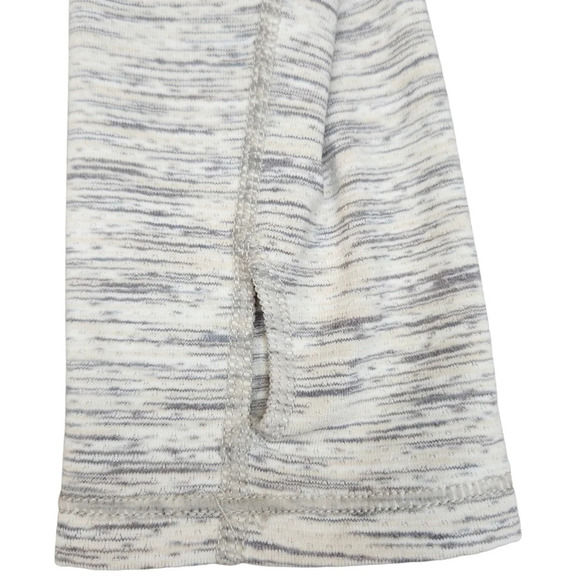 Zyia Active Womens Ash Split Back Long Sleeve T Shirt Athletic Gray Size XL - Picture 7 of 8